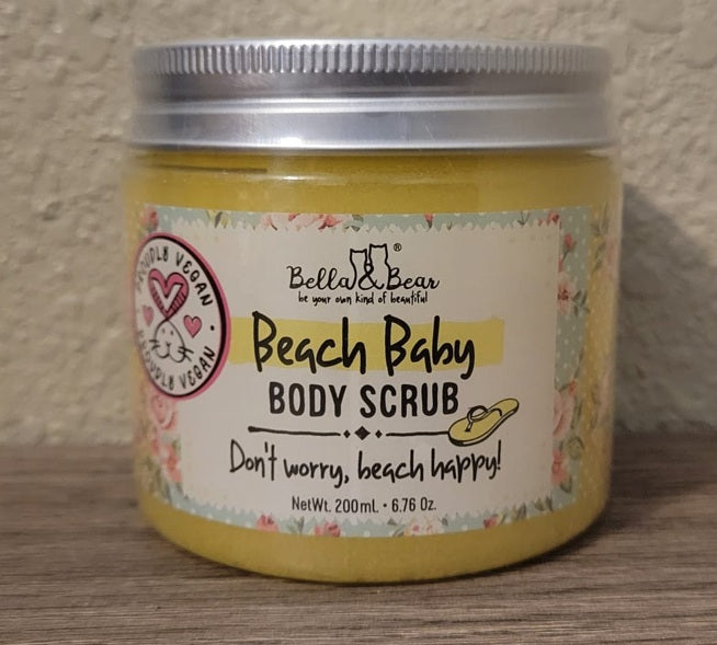 6.7oz Beach Baby Body Scrub | Body Wash | Moisturizer - Serene Beauty