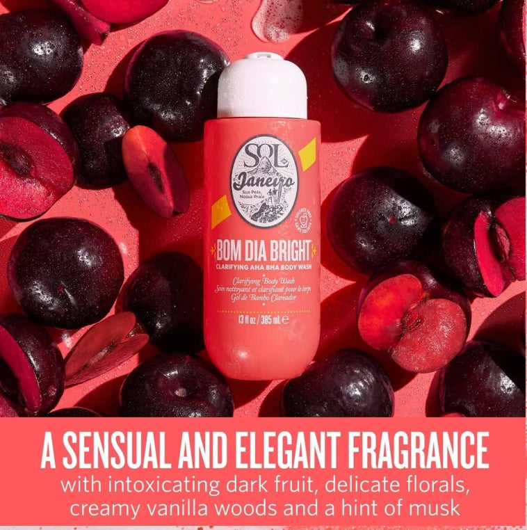 Bom Dia Bright™ Clarifying AHA BHA Body Wash - Serene Beauty