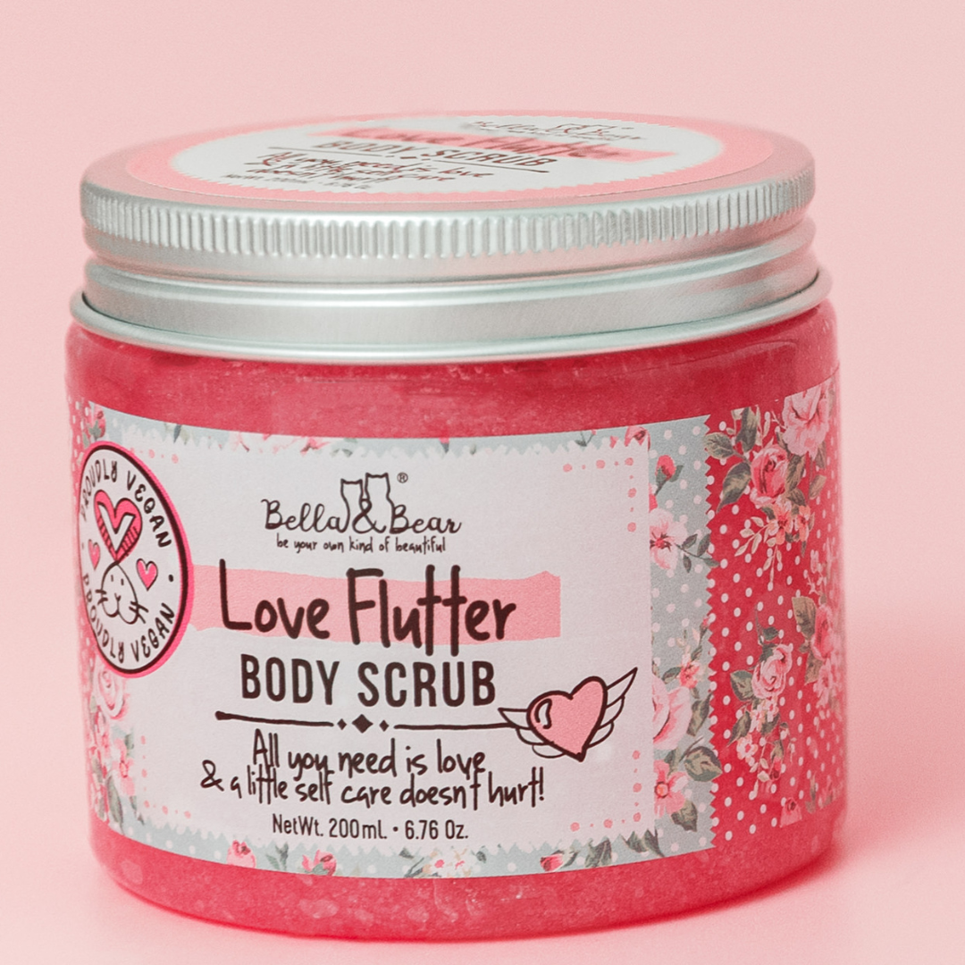 Love Flutter Body Scrub | Body Wash | Moisturizer