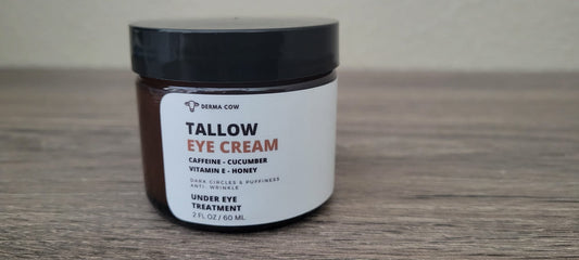 Tallow Eye Cream Infused Caffeine,Honey,Vitamin E,Cucumber - Serene Beauty