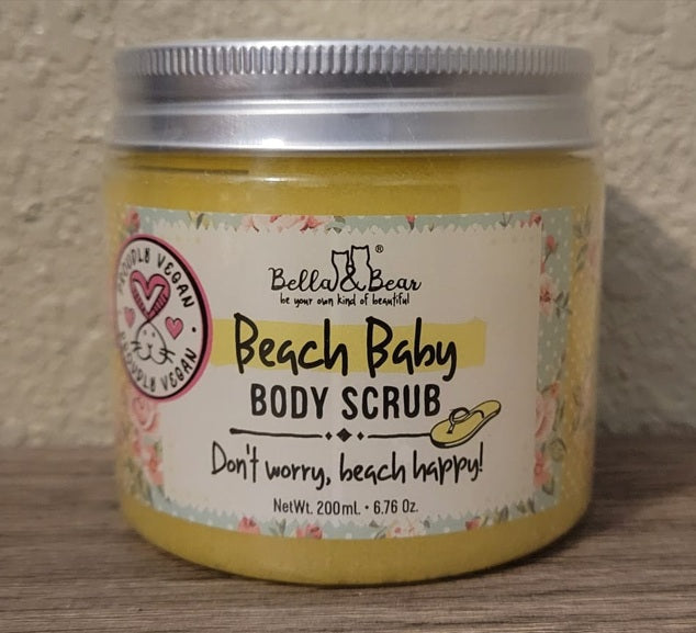6.7oz Beach Baby Body Scrub | Body Wash | Moisturizer - Serene Beauty