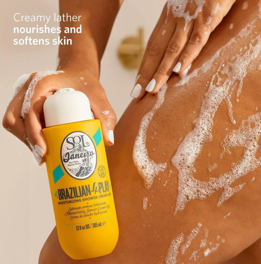 Brazilian Play Moisturizing Shower Cream-Gel - Serene Beauty