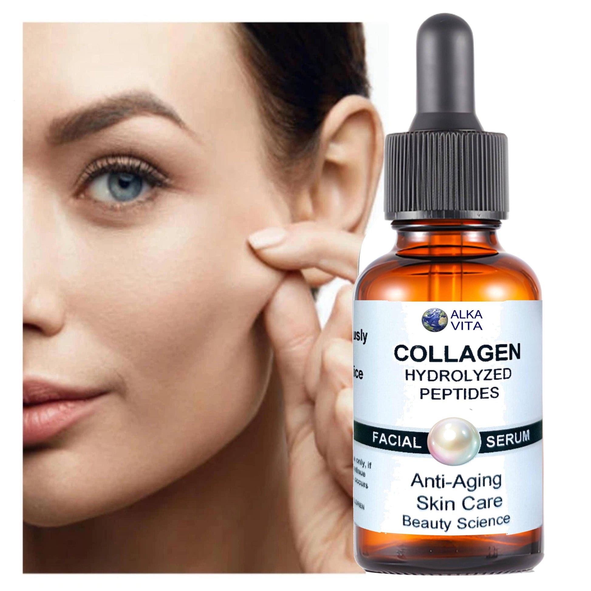 Collagen Hydrolyzed Peptides Facial Serum Anti-aging - Serene Beauty