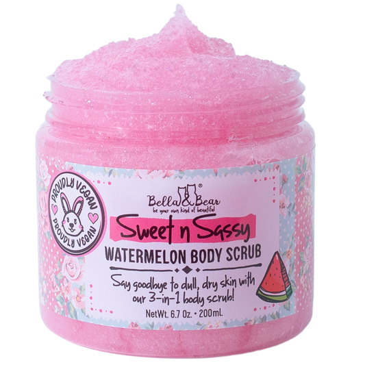 Sweet 'n' Sassy Watermelon Body Scrub | Wash | Moisturizer - Serene Beauty